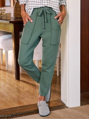 Frank & Eileen Sage Green Rosemary Eamon Drawstring Jogger Pants Large